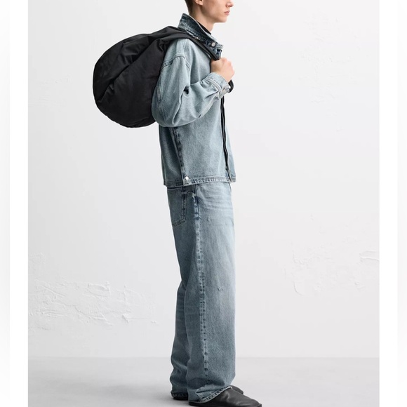 Zara Men's Limited Edition Denim Overshirt Blue NWT - Picture 4 of 9